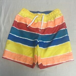 Gymboree Blue and White Boys' Swim Trunks